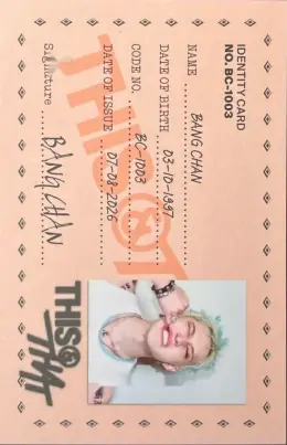 Bang Chan · THIS & THAT
