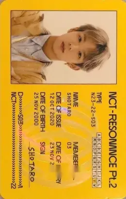 Shotaro · NCT 2020 Resonance Pt.2
