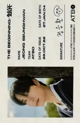 Jeong Seunghwan · The Beginning : 始作