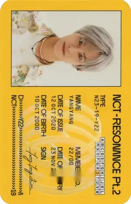 Yangyang · NCT 2020 Resonance Pt.2