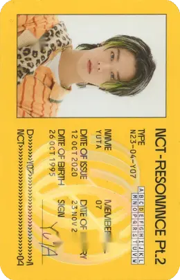 Yuta · NCT 2020 Resonance Pt.2
